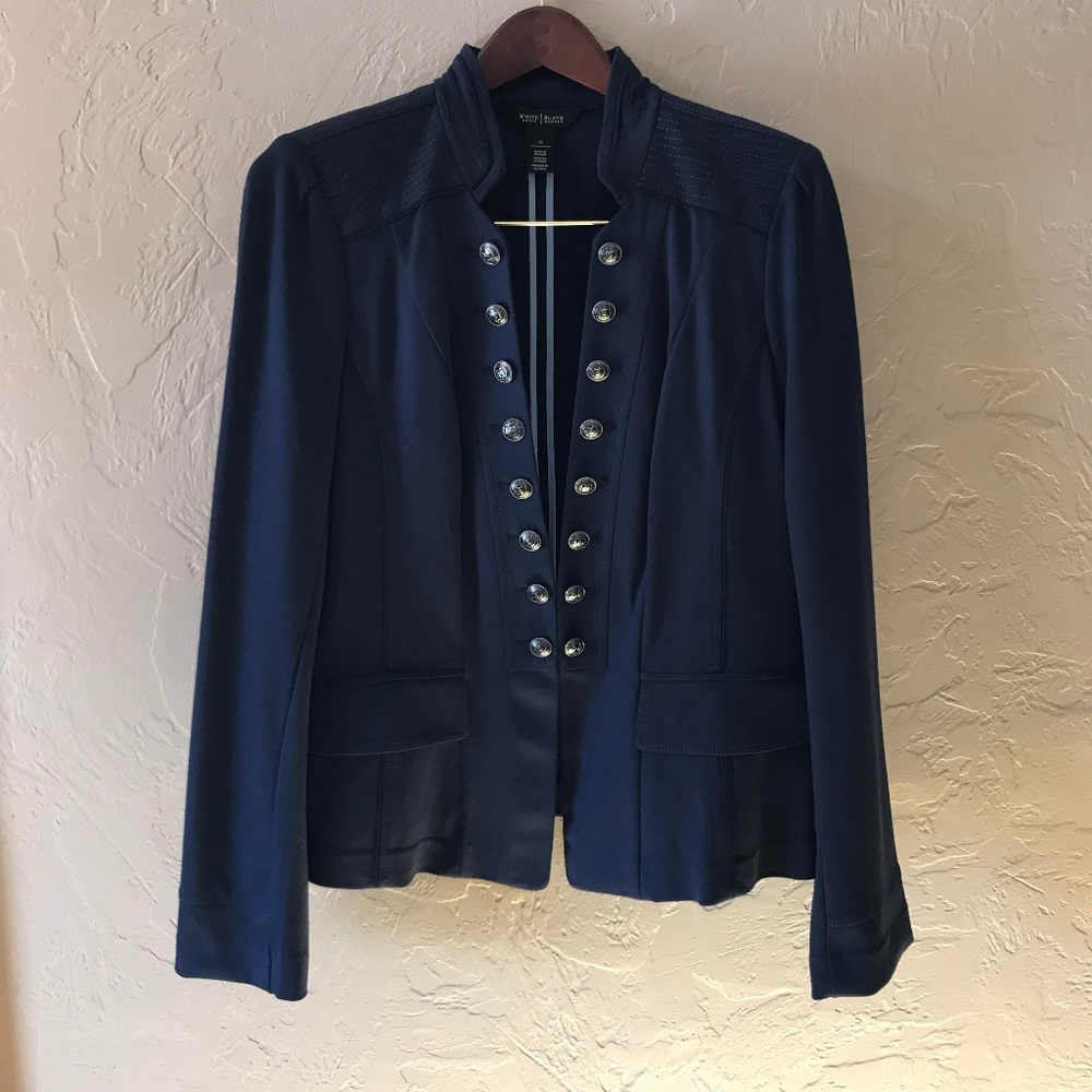 White House | Black Market Navy Blazer Size 14